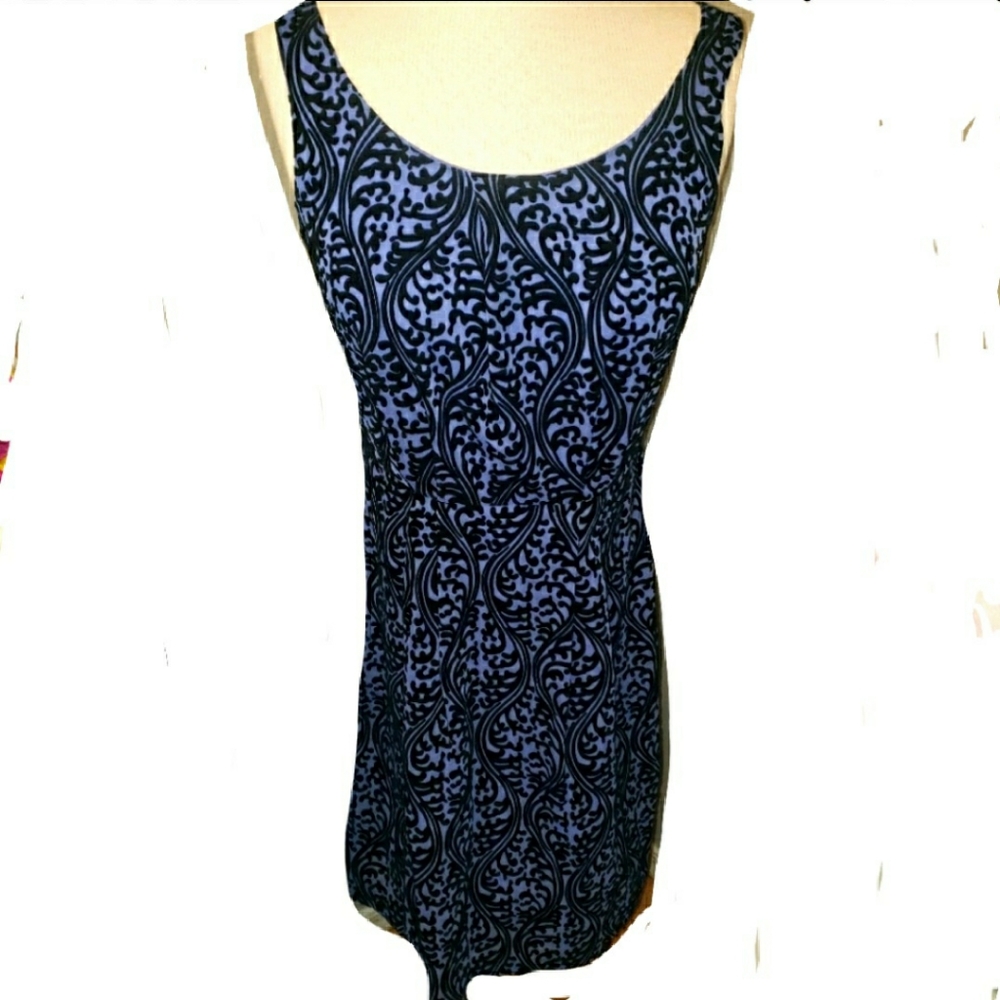 5/35 NWOT LOFT DRESS VIOLET SCOOP NECK SLEEVELESS
